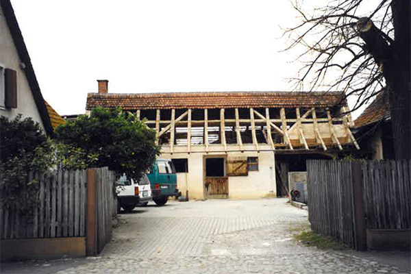 Der Umbau der alten Hofstelle